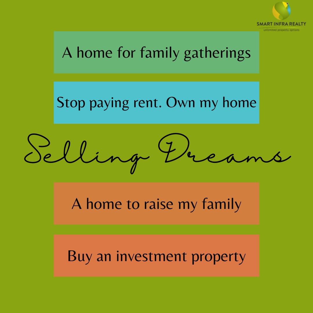 smartinfra1's tweet photo. That's what I do!  Sell the dream.  

The dream of home ownership.  The dream of selling your home so you can retire and move to a new town.  The dream of buying your first investment property. 

The list goes
.
.
.
.
#homegoals #isellrealestate #dreamhome #smartinfrarealty https://t.co/G8PPyEkJSe