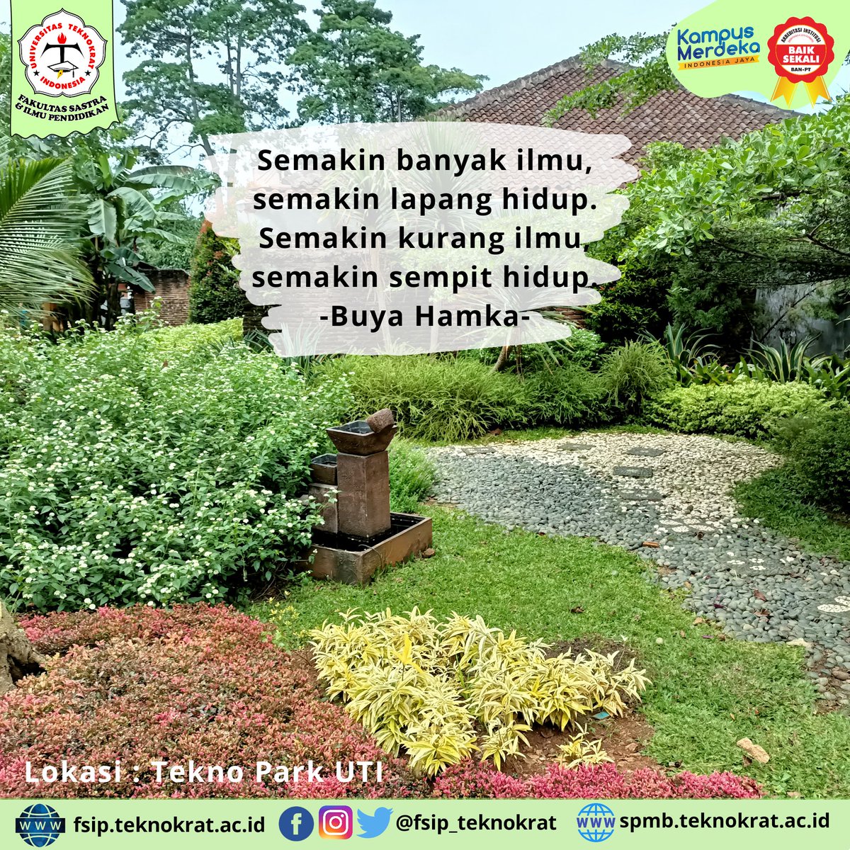 fsip_teknokrat's tweet photo. hai #fsipsquad
"Semakin banyak ilmu,
semakin lapang hidup.
Semakin kurang ilmu,
semakin sempit hidup."
-Buya Hamka-
.
Kunjungi website kami di :
🌐 https://t.co/67U8ZmfbDw
#teknokrat
#teknokratsangjuara #uti #fsip
#ayokuliah #sma #smk #stm https://t.co/SFn6DwjWtc