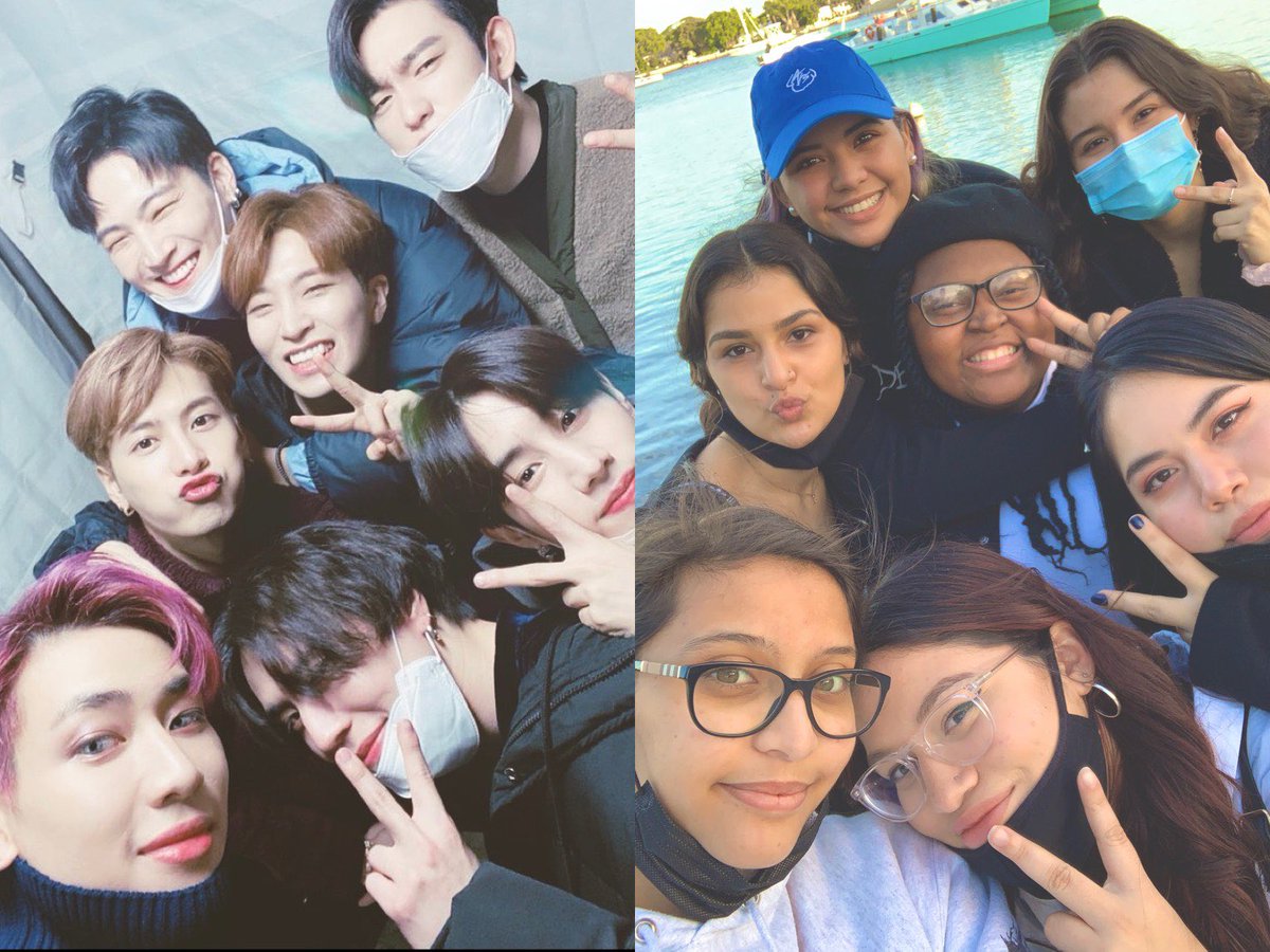 After a crazy week so happy I was able to meet up w the best people to celebrate GOT7’s anniversary!💚 #got7 #GOT7FOREVER #7YearsWithGOT7 #7YearsWithIGOT7 #igot7 #ahgase @GOT7Official