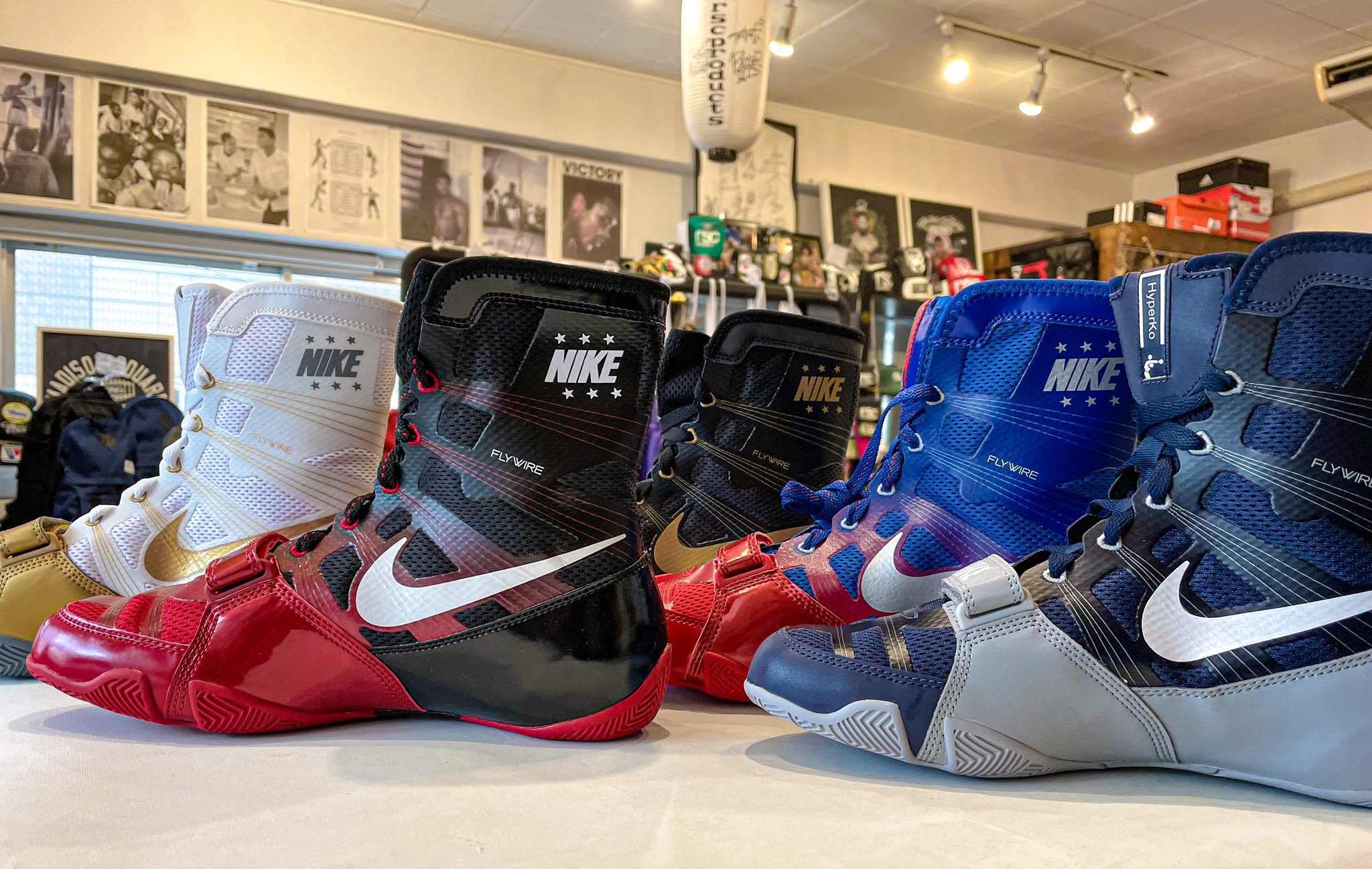 Nike ハイパーKO2 ボクシングシューズ レッド27㎝ NIKE(ナイキ) ボクシングシューズ ハイパーKO 2.0