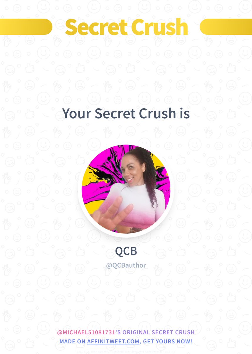 ✨ Secret Crush

QCBauthor secretly loves you! 😳
Who loves you in secret?

➡️ affinitweet.com/secret-crush