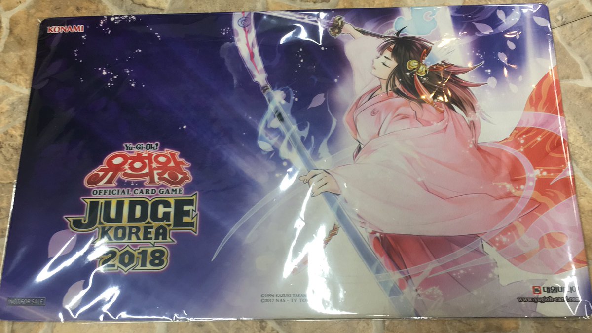遊戯王 韓国judge 不知火流才華の陣 麗神不知火 プレイマット 14,980円税込