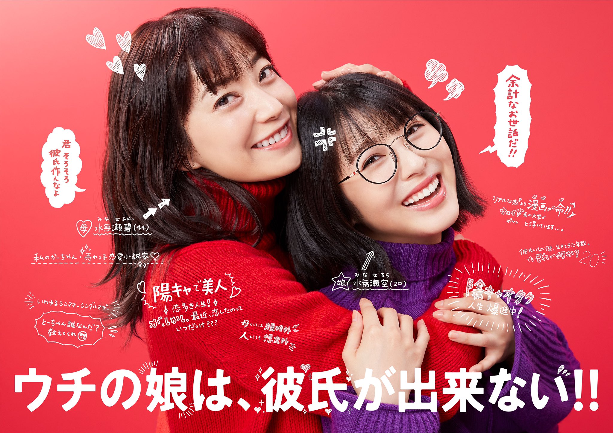 Yun I Always Soft With Parents X Children Relationship In Drama Especially Mother X Daughter Looking Forward To See More Stories From Them ウチカレ ウチの娘は彼氏が出来ない Datemydaughter 菅野美穂