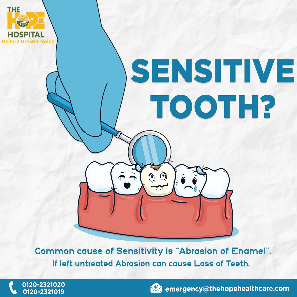 HopeHospitalGN's tweet photo. Brushing too hard or #using a #toothbrush with hard bristles. #Teeth grinding. #Dental #cleanings or #treatments.Temporary #toothsensitivity, which can #occur after a #professional teeth-whitening treatment.

#hopehealthcare #DoctorWho #prayformerapi #Forque2021 #FactorX #health https://t.co/oJxEfS3ADG