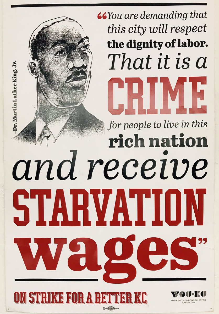 5/ As we look across this nation and examine the actions and attitudes of so many I do believe that America is sinking deeper into a moral crisis.  #StandUpKC  #FightFor15  #BlackLivesMatter    #MLK    #MLKday    #UnionsForALL