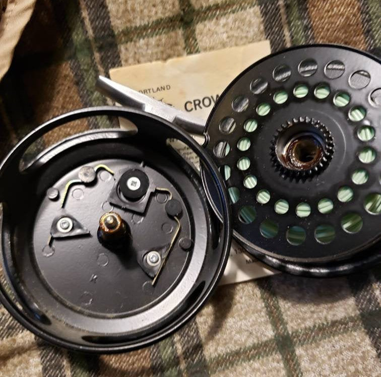 Attic Esoterica on X: Vintage Cortland Crown II Fly Reel With