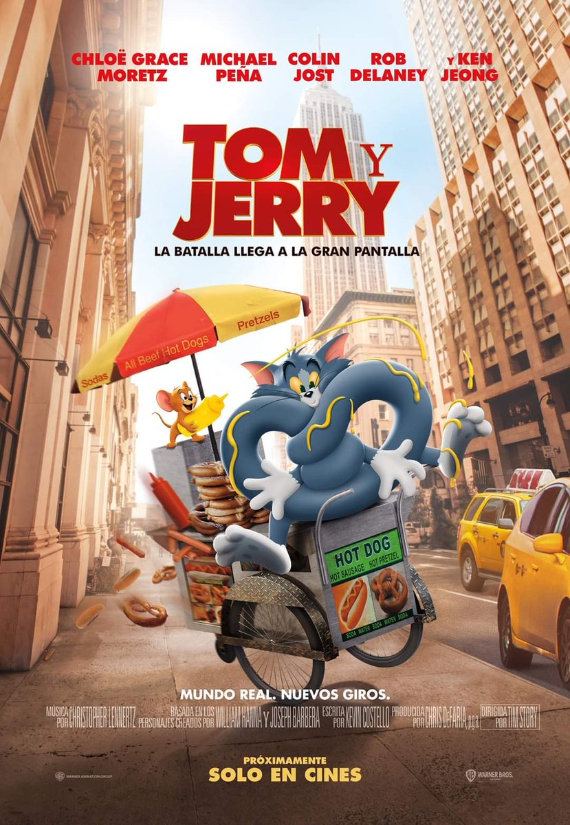 NEW poster for #TomYJerry "The Movie" Premiere in February myvue4k.com ✨