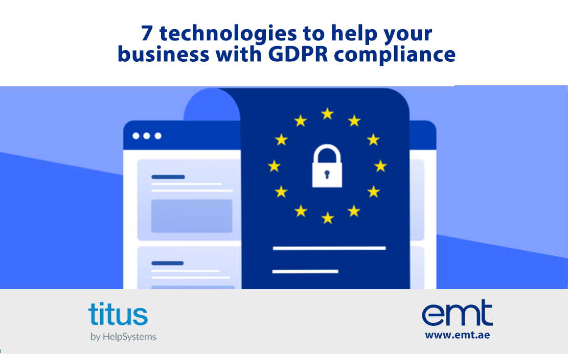 EMTMEA's tweet image. 7 technologies to help your business with GDPR compliance.
To learn more, click here emt.ae/7-technologies…

#Titus #HelpSystems #DataClassification #DataIdentification #SecurityAutomation #RegulatoryCompliance #DataSecurity #cybersecurity
@Titus @EMTMEA