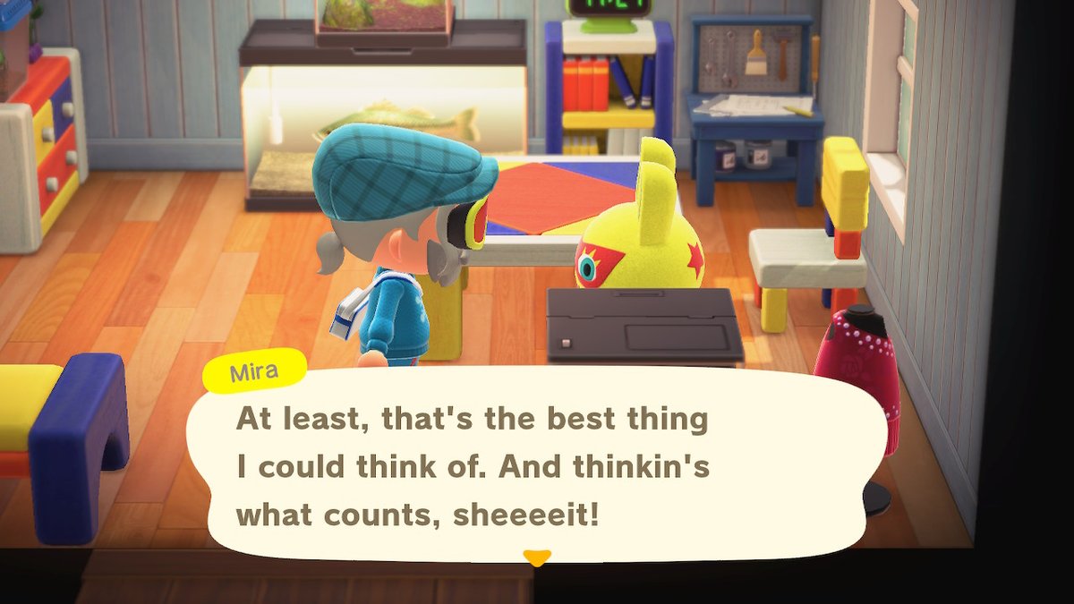 Cracking up at this all over again. Like, Senator Clay davis just gave me a table lamp. #AnimalCrossing #ACNH #NintendoSwitch