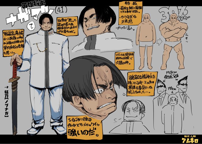 一年前に描いたこの人達です 