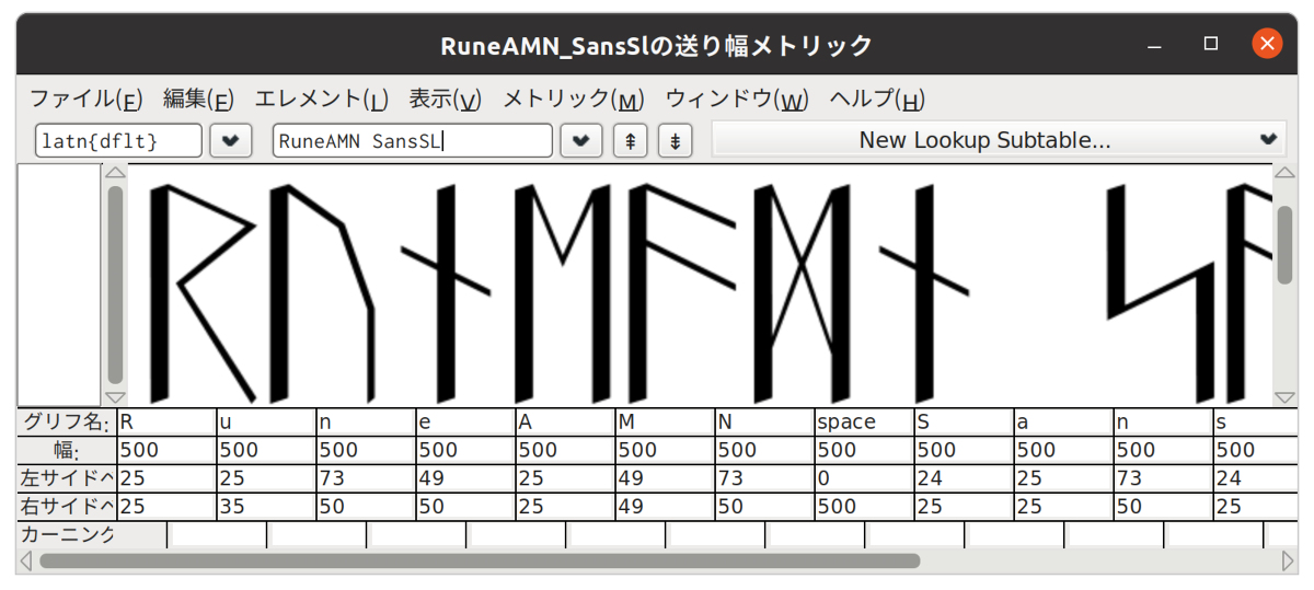 Michinari Nukazawa ルーン文字フォント集 Runeamn Sanssl フォント Font 素材 オリジナル ルーン文字 ファンタジー Rune ルーン T Co G9umbybjii