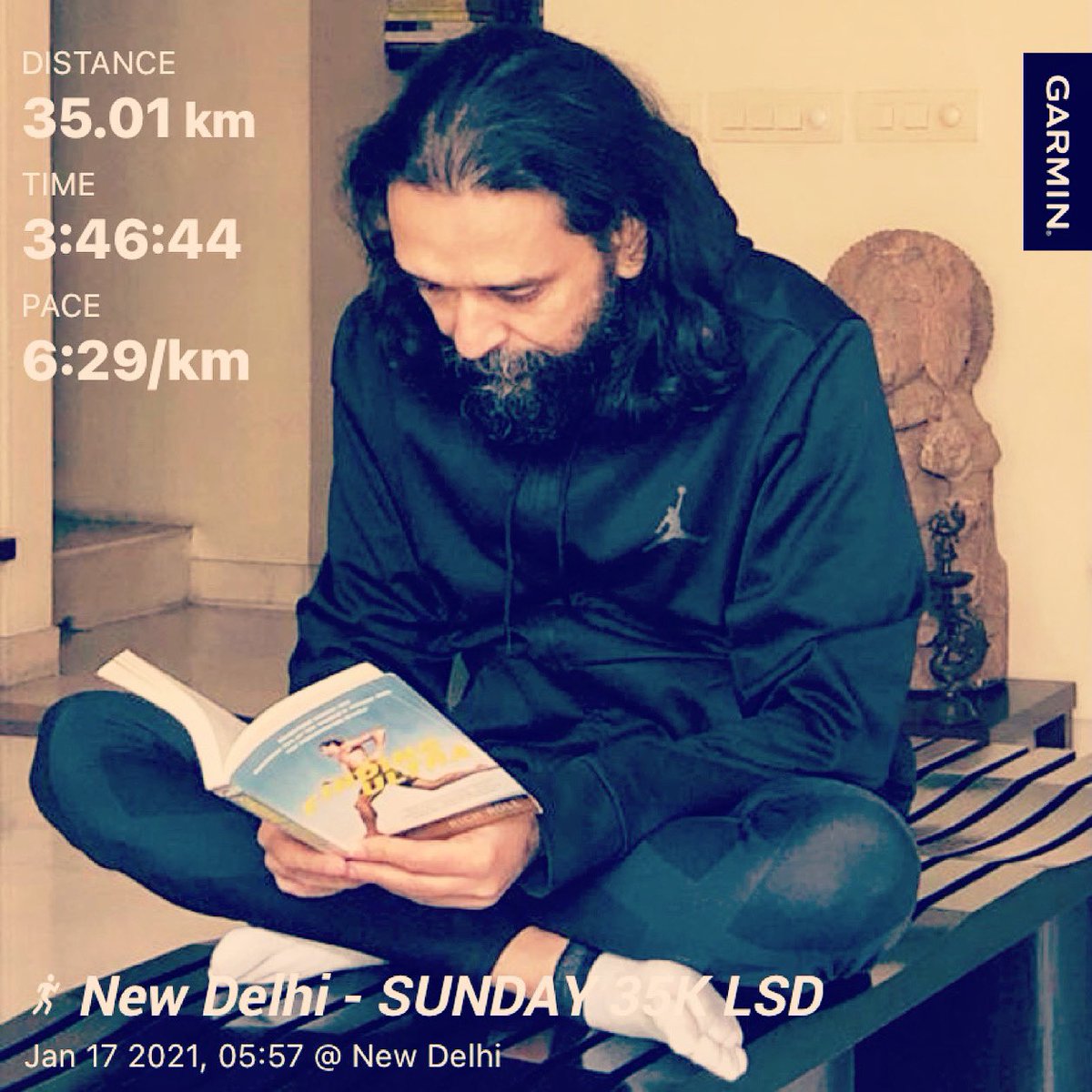 Giza8774's tweet photo. Sunday routine.
Some days the mind starts giving up before the body does.
And on such days, what you coach your mind to be is what comes handy. The nutrition too.
Today was one such day.
Negotiated safely.
@ajunsonu
#SundayLSD #Garmin #BeatYesterday #KeepShowingUp https://t.co/cxWVwlvOKx