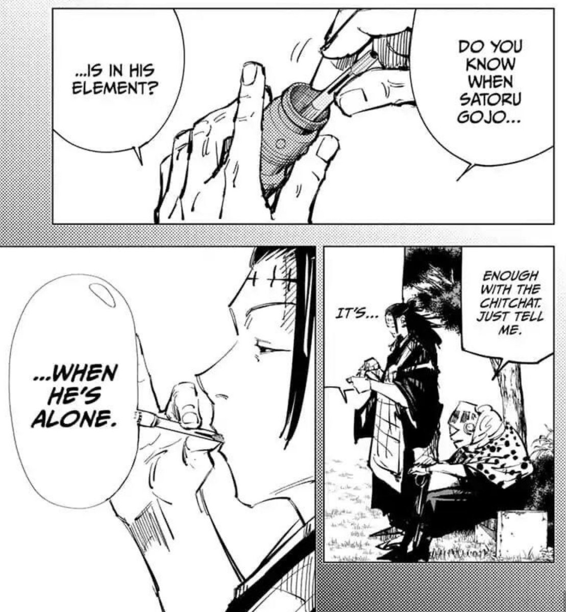 o0raisondetre0o's tweet photo. okay so blowing bubbles is their thing huh
#JujutsuKaisen #Mahito #Getwo https://t.co/F53czaeJx0