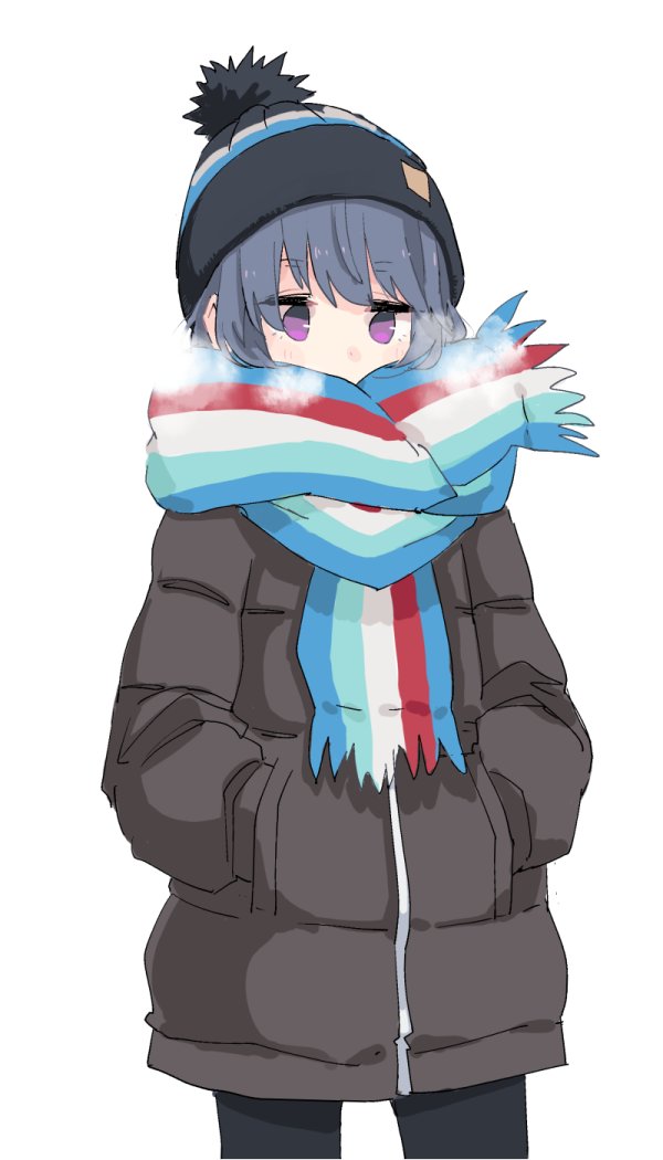 志摩リン 「寒すぎてしまりんになった 」|しろしのイラスト