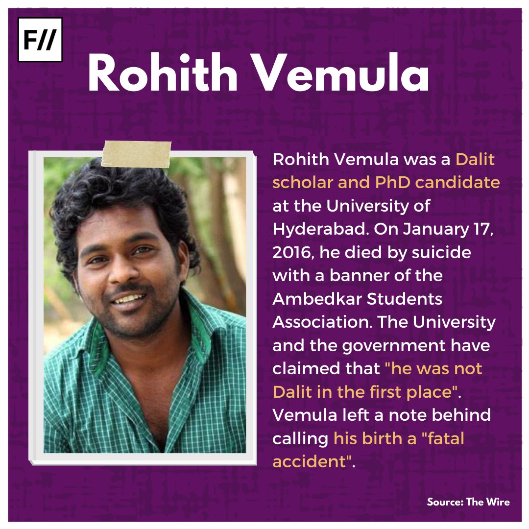 Students from marginalised communities face immense bullying, harassment and abuse in educational institutions. It is also difficult to get justice for the treatment given to them. (2/4) #Casteist_India