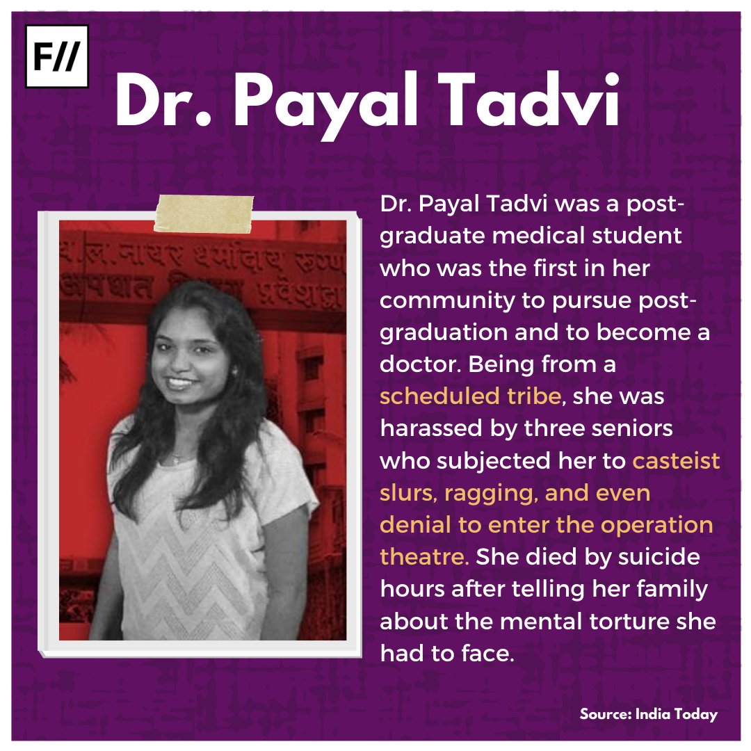 Students from marginalised communities face immense bullying, harassment and abuse in educational institutions. It is also difficult to get justice for the treatment given to them. (2/4) #Casteist_India