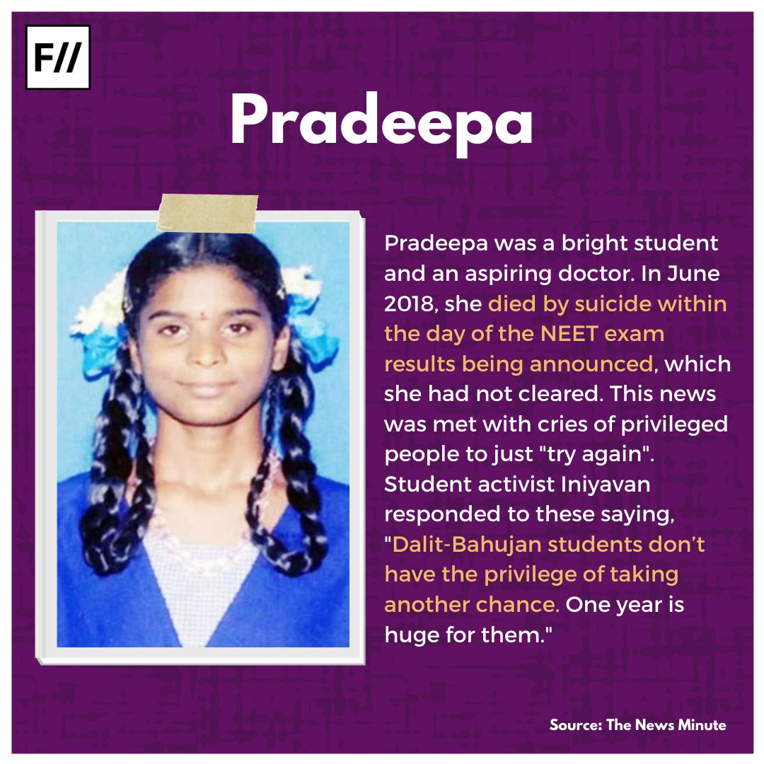We fail to take cognisance of the fact that mental health is not just a consequence of personal distress. We must shift the onus from the individual to the institution, and the people who perpetuate the cycle of discrimination, harassment, and abuse. (4/4) #InstitutionalMurder