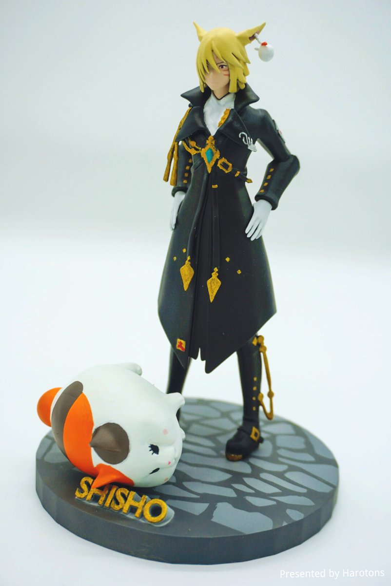 はろとん Ff14の自分だけのマイキャラクターと一緒に 現実世界でも冒険に出掛けよう タイトル シャキ待ち Ff14 リアルクラフター マイキャラクターフィギュア化 3dプリンタ
