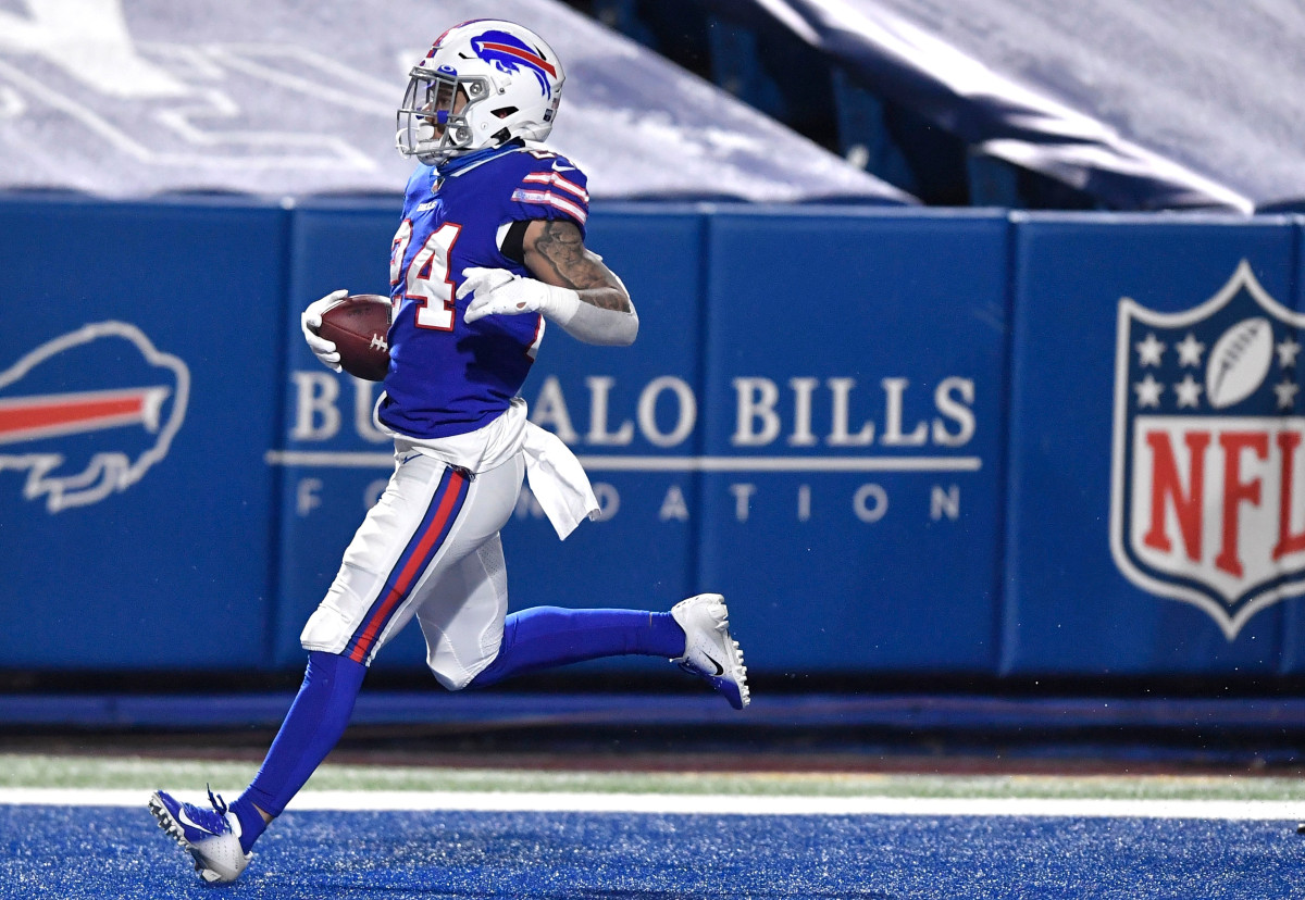 Unlikely hero Taron Johnson carries Bills to AFC title game