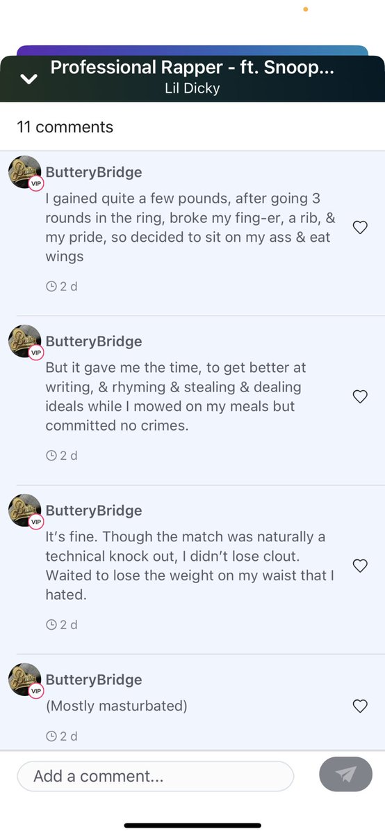 mattyaustin's tweet photo. Yo LD! Did a fun #professionalrapper duel on @smule. My freestyle with the outro, on the down low, caused curious questions bro, so quid pro quo got my dinner to go and get mine my mind to rhyme my reply. https://t.co/6zw9EgMtuc @lildickytweets https://t.co/z8Q5zaN6E1