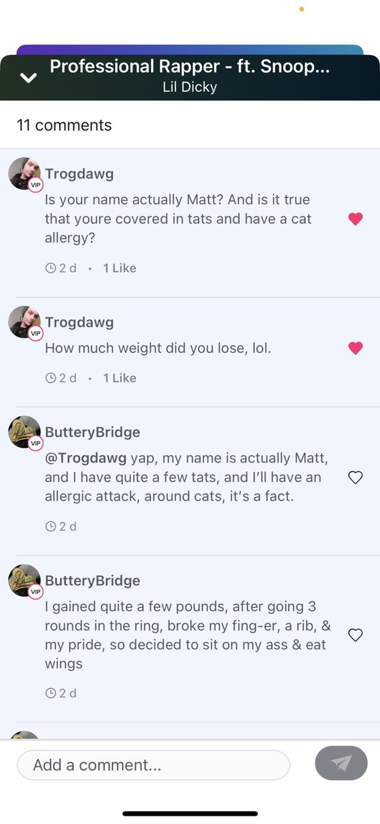 mattyaustin's tweet photo. Yo LD! Did a fun #professionalrapper duel on @smule. My freestyle with the outro, on the down low, caused curious questions bro, so quid pro quo got my dinner to go and get mine my mind to rhyme my reply. https://t.co/6zw9EgMtuc @lildickytweets https://t.co/z8Q5zaN6E1