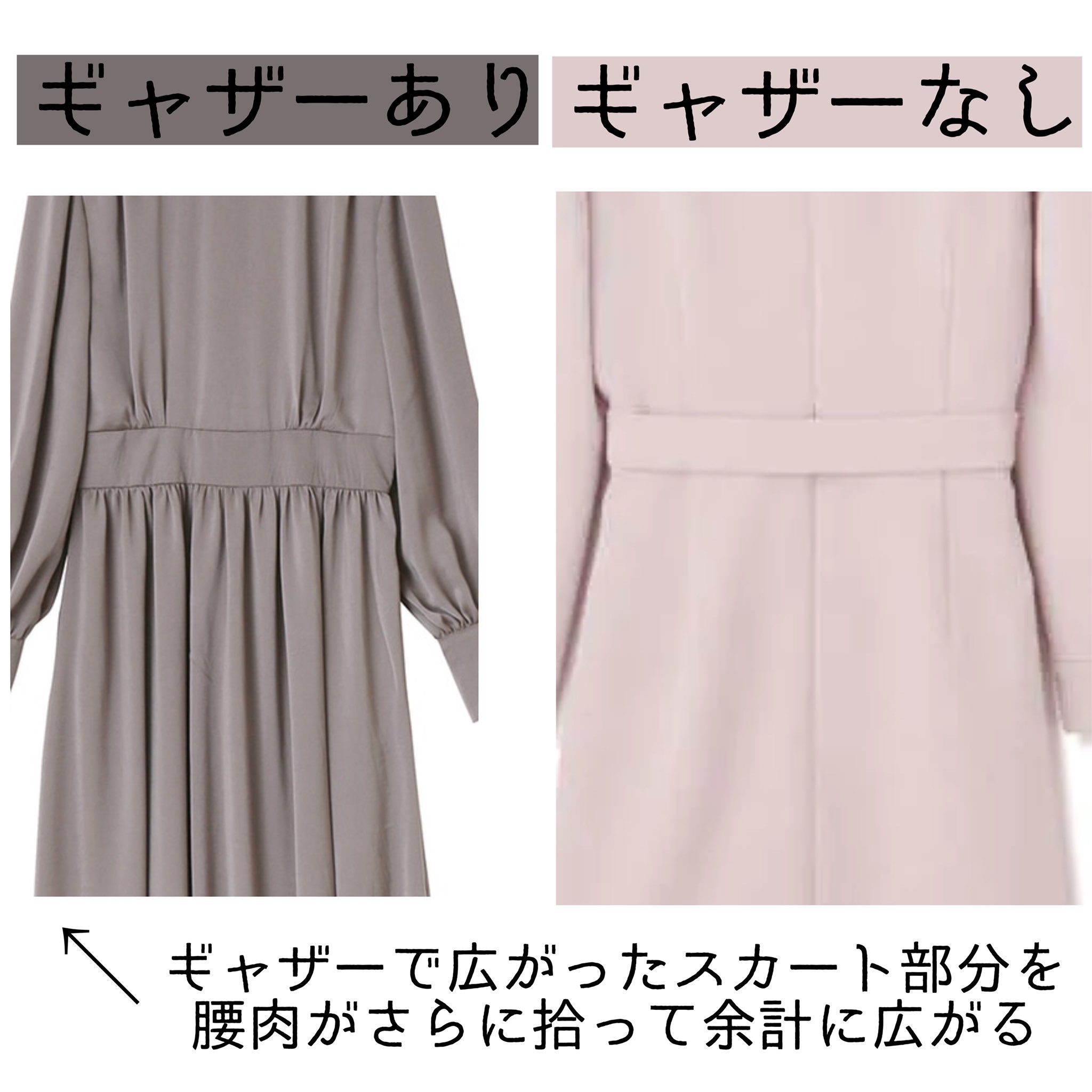 骨ストのみく 骨スト向きのお洋服が多い Proportion Body Dressingのワンピ紹介 腰回りにギャザーの入っていない ストレートの形のワンピが多く お気に入りのブランド ギャザーの有無でかなり事故率変わります ギャザーはボリュームを持たせるため