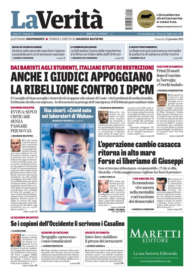 CosedaMondo's tweet photo. Anche i giudici appoggiano la ribellione contro i #dpcm
#lockdown “Non ho più niente da perdere”
"We are all opening up" #nochiusure
#IOAPRO1501 #IoApro #NoiApriamo #WirMachenAuf #otwieraMY #IOpen #WeOpen #yoabro https://t.co/7FxHFZbfRV