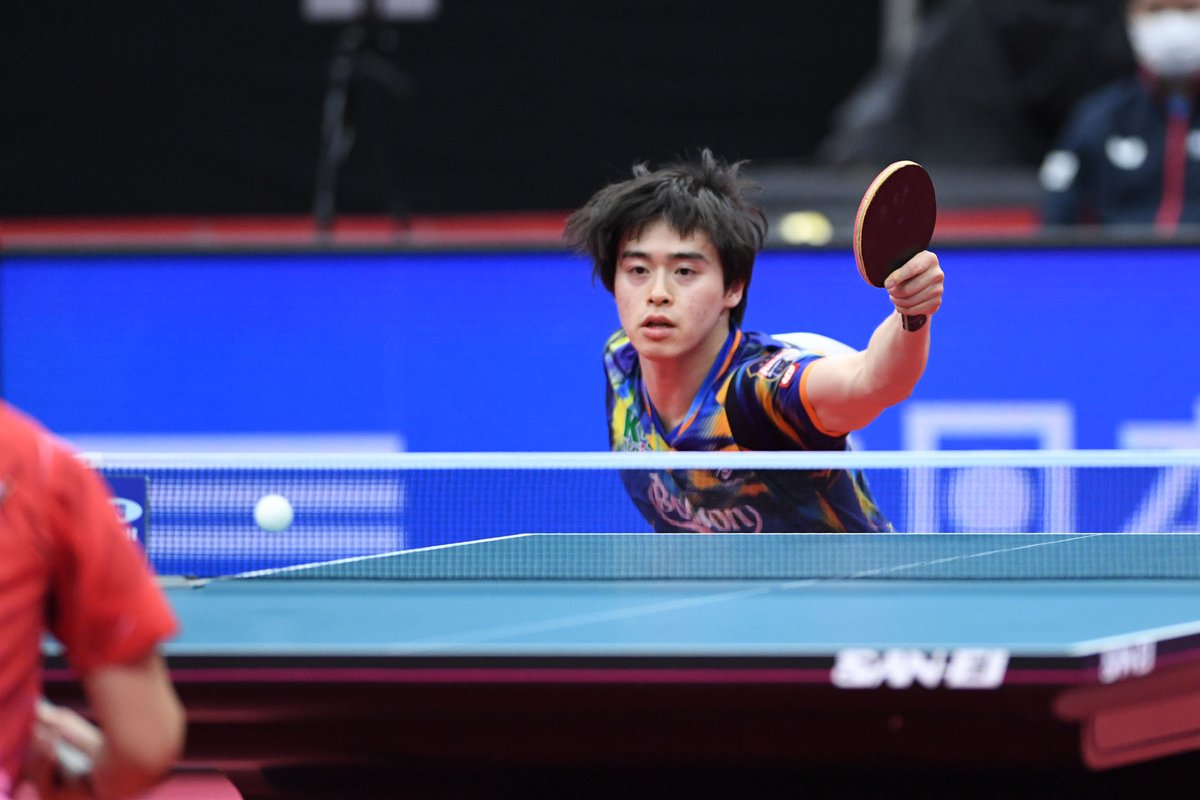 #2021全日本卓球

●男子シングルス決勝
及川瑞基（木下グループ） 4対3  森薗政崇（BOBSON）

ゲームカウント1対3の劣勢から及川が持ち味の粘り強さを発揮し、森薗に逆転勝利！全日本初優勝です！！おめでとうございます！！！
#卓レポ #卓球レポート