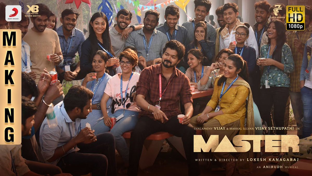 Vijay_FD's tweet photo. #Master Making Video 💥
▶https://t.co/cBwvt9RxUi
#MasterBTS #MasterFilm #MasterPongal... https://t.co/ukfzvzcWSR