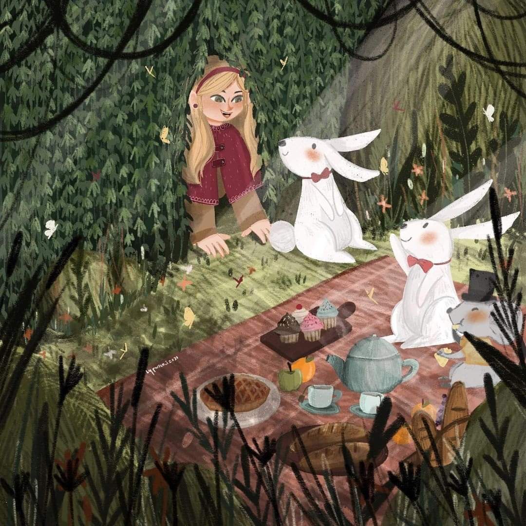 'Secret Picnic' Artwork by bypwstri_
#kelaskreatif #digitalillustration #illustrationart #procreateart #childrensbookillustration #illustration #characterillustration #illustration_best #procreatedrawing #illustrationartist #ilustratorindonesia #childrenillustratorsart