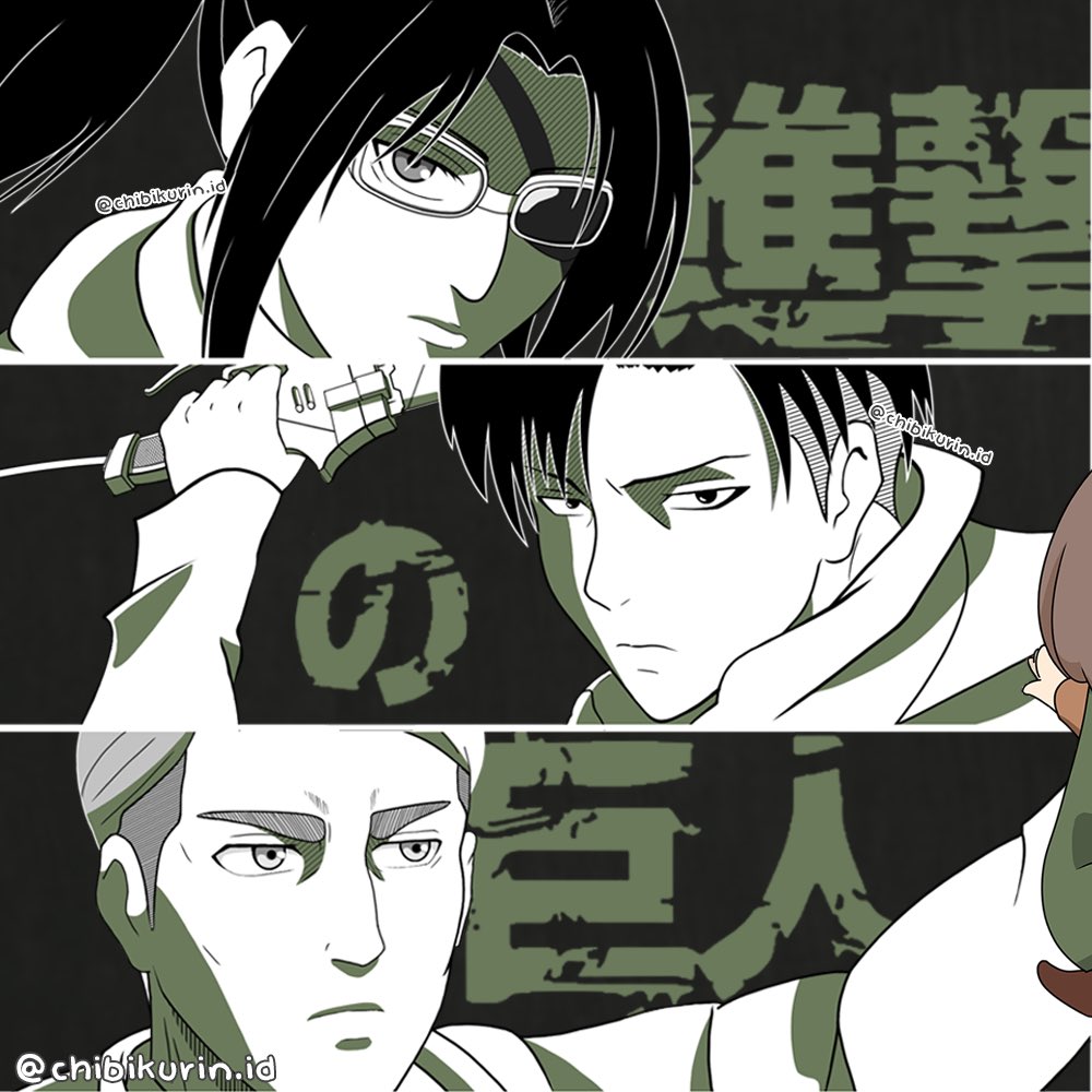 chibikurin_id's tweet photo. RT's are appreciated (●’◡’●)ﾉ
ATTACK ON TITAN SERIES 
PRE ORDER (20-24 jan)

Available merch :
• Sweater
• T-shirt
• Keychain

Available characters : 
• Erwin Smith
• Hange Zoe
• Levi Ackerman

Order thru dm ig / shopee

#aot #levi #erwin #hange https://t.co/06zov5FodG
