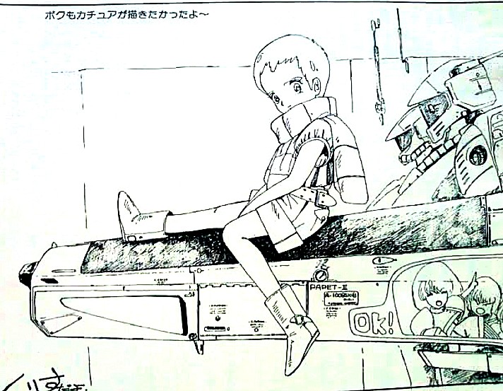 blqueen3's tweet photo. 永野護が商業デビューしたバイファムのパペットファイターは、83年のセンス、工学観、軍事嗜好が飛び抜けていた…😅
まだマクロスも、ガンダムも、到達してない世界持ってた

最後までかがみあきらとサンライズのメカデザイン競争してて…すげー時代だったと、思うし、今もデザイントンがってみえる😅 https://t.co/0rUM5mJhr7