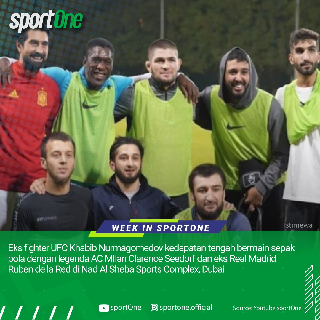 tvOneNews's tweet photo. Berita-berita terupdate dalam sepekan di sportOne minute yang jangan sampai kamu lewatkan!.
Tonton selengkapnya di youtube sportOne dengan klik https://t.co/YfXzA2ORJb.
#sportOne #sportOneMinute #WeekInSportOne #MMA #Sports https://t.co/WQcoxeECq0