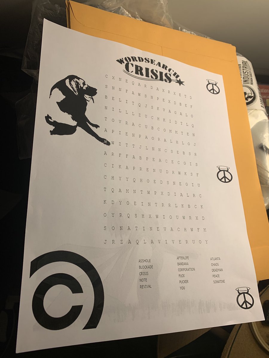 yoassstink's tweet photo. hey bandanas are sold out but there’s a few bags available on the site every order comes with pins and a wordsearch ❤️ https://t.co/wTMDDm3qc1