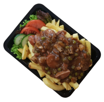 Winterfriet - nieuw in het assortiment

Friet met stukjes rookworst, spekjes en groente in een winterse jachtsaus met sla, komkommer en tomaat.

Ga jij deze proberen?
cafetariarikken.nl

#winterfriet #rookworst #friet #patat #frites  #cafetariarikken #groesbeek #bergendal