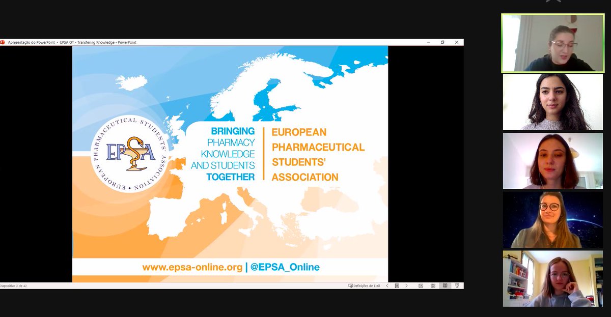Chloe__Lebbos's tweet photo. We are very happy to be hosting an @EPSA_Online training by @saratorgal
on #knowledge transfer

An incredible opportunity for #students to develop #softskills 
We are today reminded the joy of international trainings

Thank you for your time Sara, it’s greatly appreciated🤝 https://t.co/ADi08LWGhR