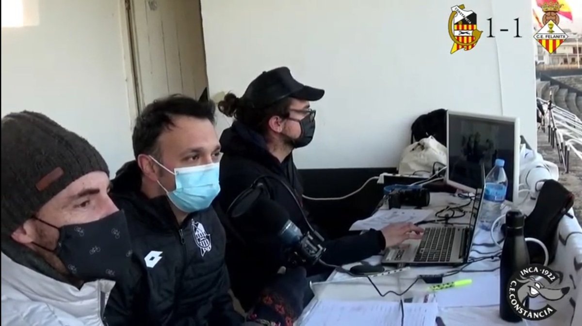 MarcVich14's tweet photo. 💻🎥 Primera retransmissió simultània a través de Twitch i YouTube que faig. Amb alguns problemes de connexió wifi a la primera part 😅 

Com sempre gràcies a @closba  @macortesramis i a tot el club per apostar pels nous formats 💪🏼 https://t.co/HoRzOEOufa