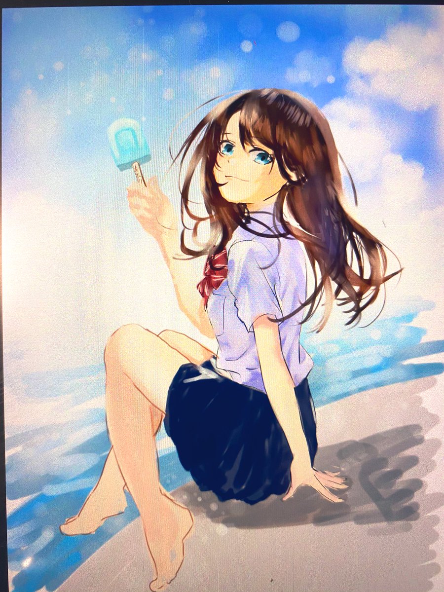 友達にお題 アイス 女の子 夏 制服 貰ったのでワンドロに挑戦して描いてみたけど リンリン 絵描き垢のイラスト 友達にお題 アイス 女の子 夏 制服 貰ったのでワンドロに挑戦して描いてみたけど リンリン 絵描き垢のイラスト