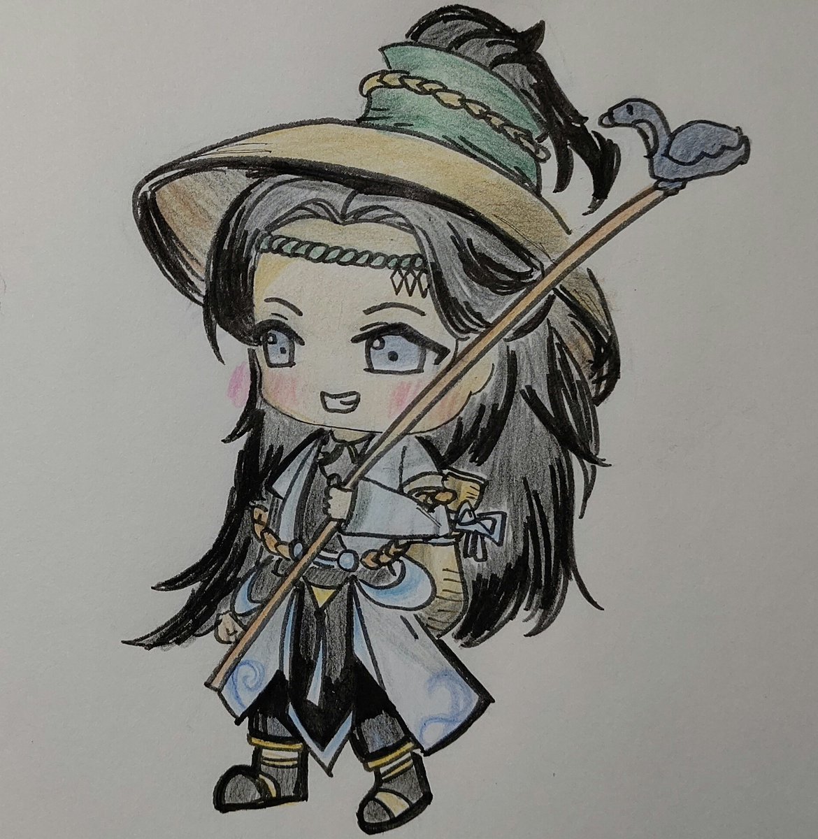 納豆巻男 源白です ウインクが素敵です W ﾉ なぜ今かって 今回のイベント 大白鵬強いなーって思いました 食物語 アナログ絵 イラスト初心者