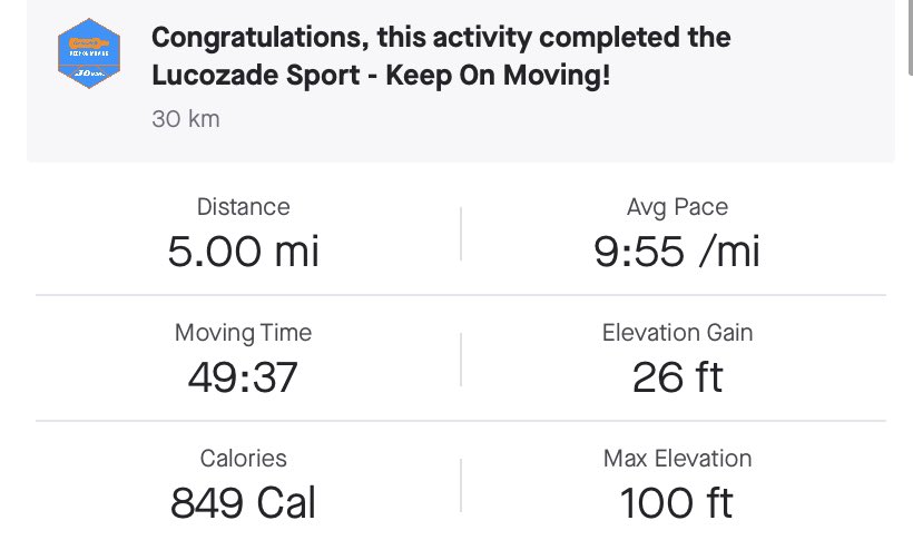 runner_stone's tweet image. I did the 5 Miles’s today! Im buzzing. Took quite a lot to keep going. But I know that each step I go is another step getting the body ready for longer distances!