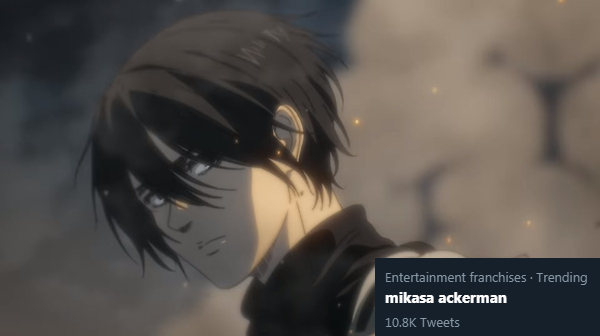 Attack on Titan Wiki on Twitter  Attack on titan, Mikasa anime, Anime