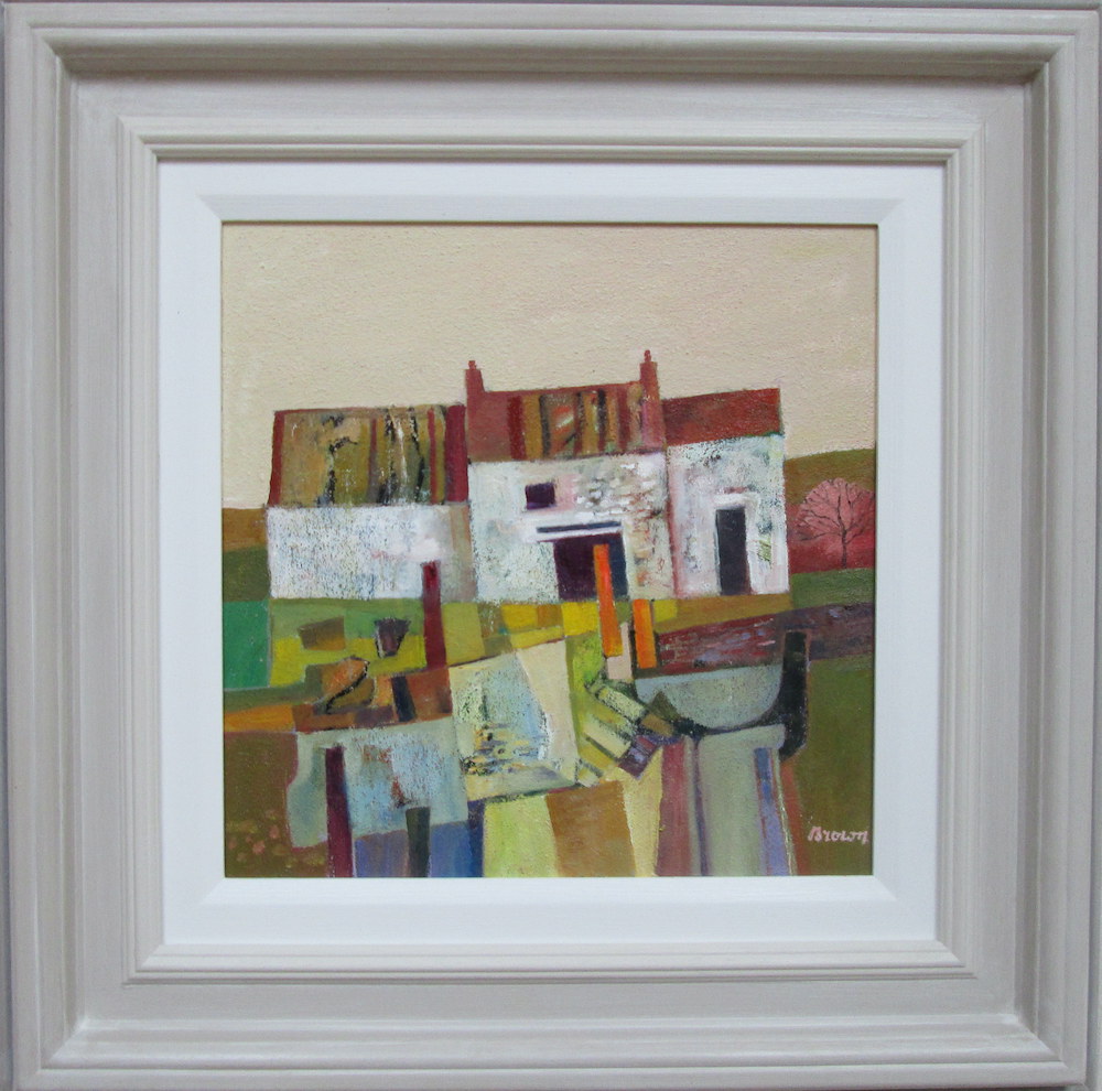 FidraFineArt's tweet photo. Hope you are having a good weekend. One of two pieces by @DavyBrownArtist in the current exhibition...all available to view online.
Red Farm, Oil on Board,12x12 inches
#scottishart #scottishartist #davybrown #eastlothiangallery https://t.co/hED1v9XisO