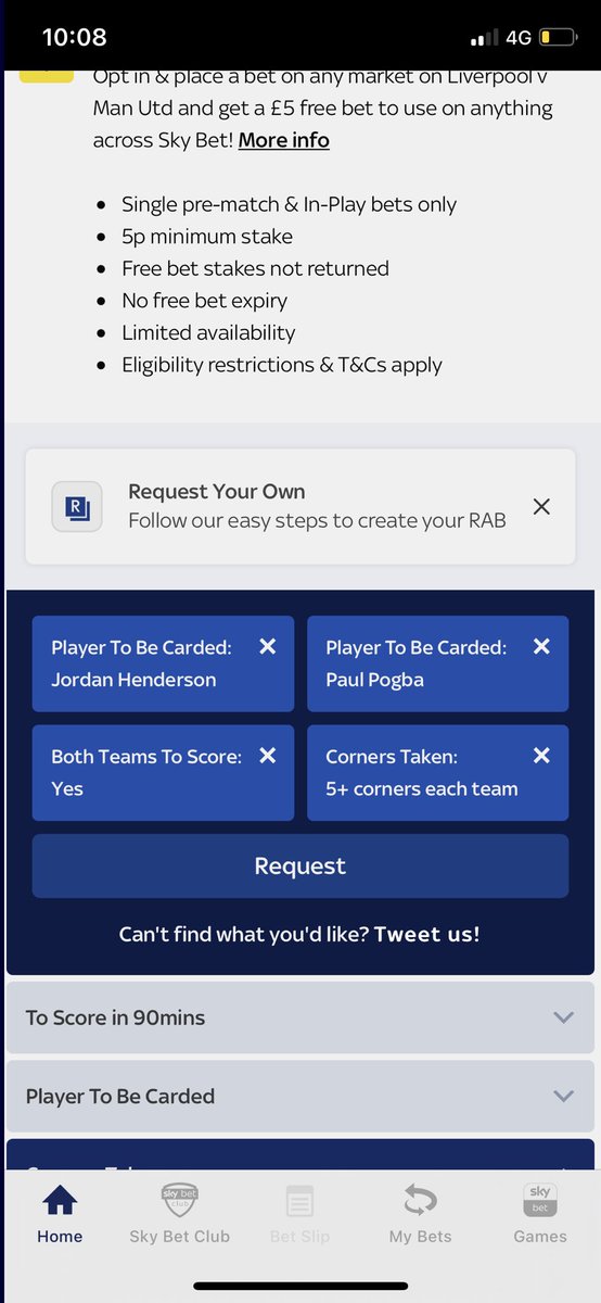 ShaneadM's tweet photo. @SkyBet  #RequestABet https://t.co/49TZnGC4YA