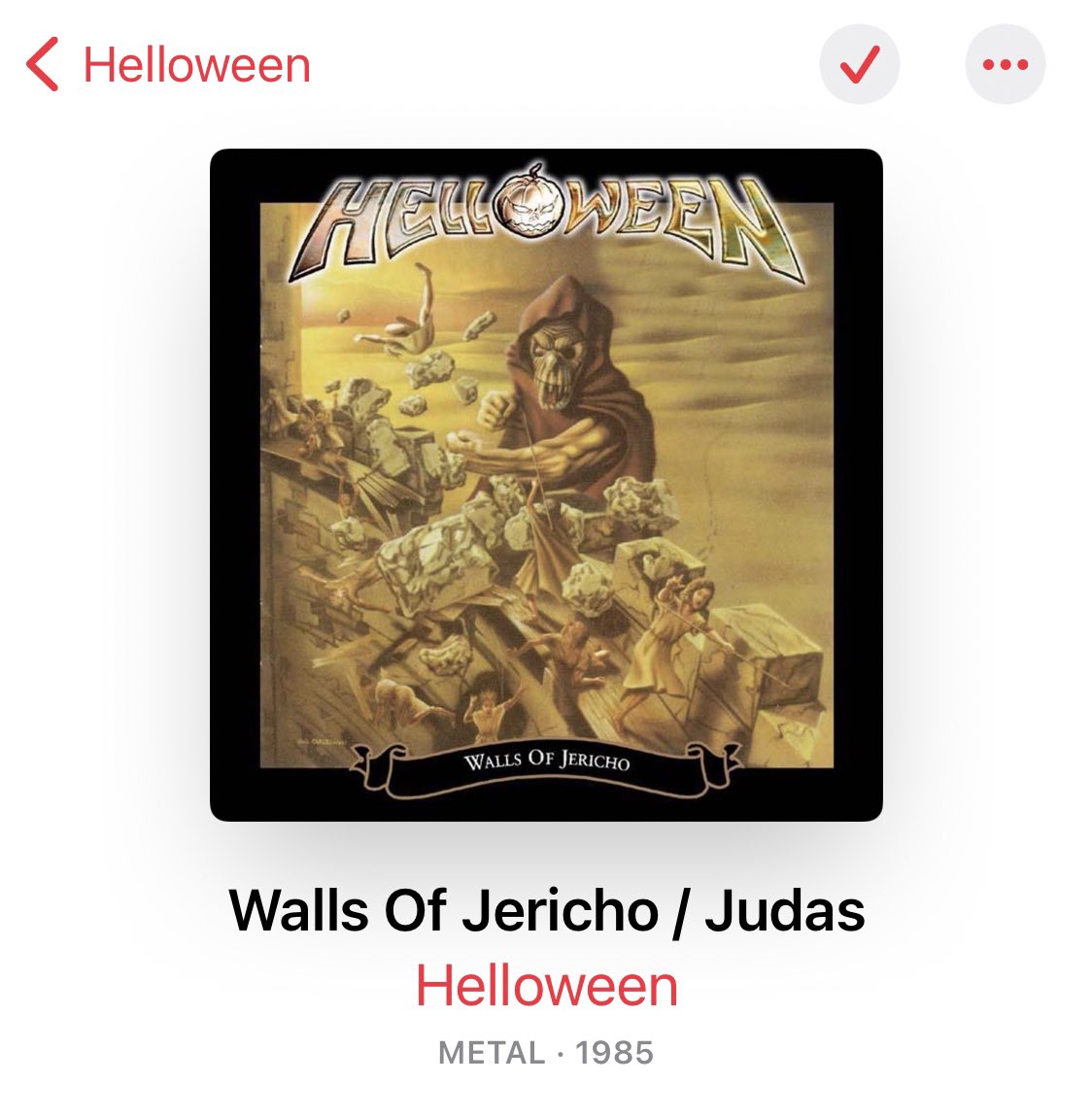  Helloween - Ride The Sky
1st                     Kai Hansen
Happy Birthday   