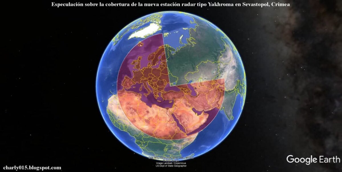 🇷🇺 Rusya, 2021’de, isgal ettigi Kirim’a erken ihbar radari insa etmeye baslayacak.

4 bantta calisacak Yakhroma Radari’nin kucuk hedeflerden BF’lere kadar bir cok hedefi takip edebilmesi bekleniyor.

Radarin genis kapsama alani, basta Turkiye, cok sayida ulkeyi rahatsiz edecek.