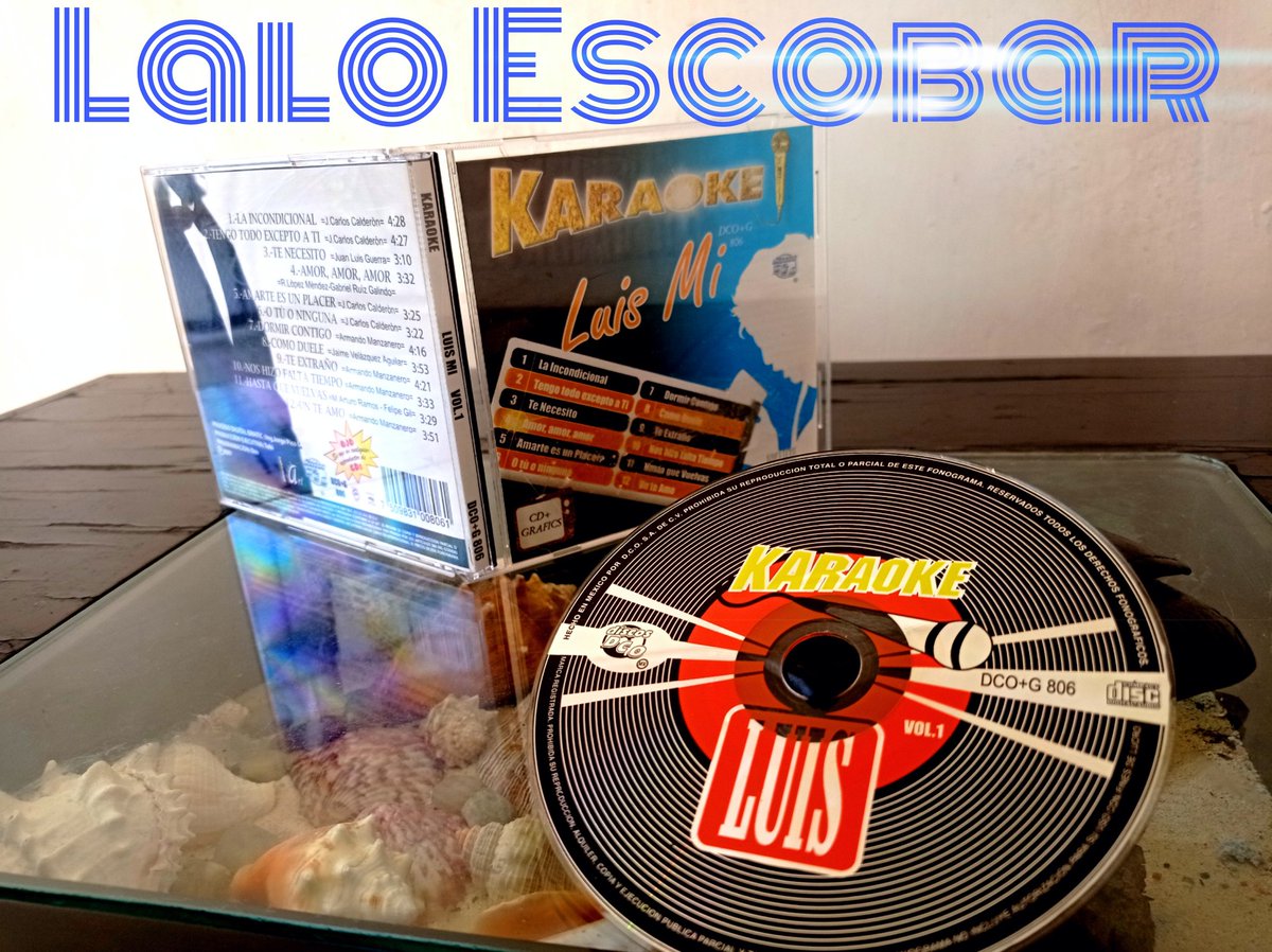 EduEscobarLM's tweet image. Hoy me cayó un disco de Karaoke, luego vi que era de #LuisMiguel  y  pensé ¿será buena idea ponerlo en la colección? Después lo escuche y .. "Algo bien he.." Buen sonido 🔊 y estamos en mes de festejos #LM39
y no lo dude más, este se queda en la colección #LaloEscobar 💿