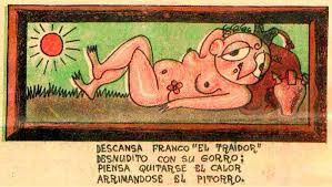 macarceller's tweet photo. Avui és l'aniversari de l'afusellament de l'editor de "La Traca", Vicent Miguel Carceller, a Paterna, després que l'obligaren a menjar-se la caricatura de Franco transvestit en dona que havia fet publicar.

I algú encara dirà que l'humor no és propi de la democràcia. https://t.co/IEpKsTfCBC