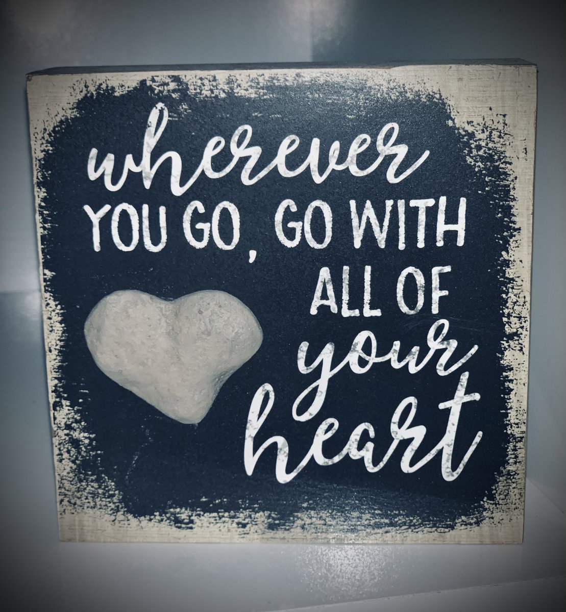 JonathanSchalow's tweet photo. My amazing sister Rachel Schalow is hosting me in MKE this weekend for the PBA Players Championship. I saw this in her living room. Call it cliche, but   I’m all in! Today is going to be filled with fantastic shots and great breaks. #RiseUp #BrandsofBrunswick https://t.co/pjuUhjS9Ql