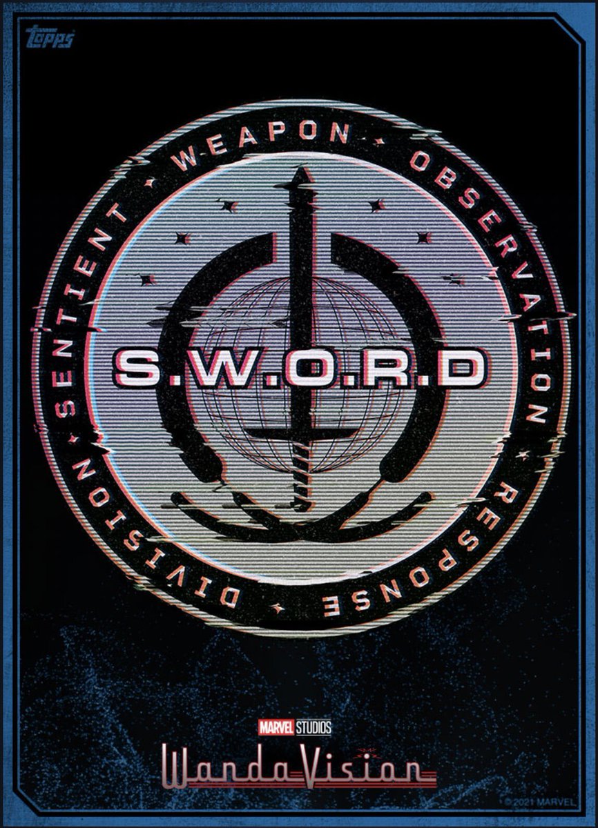 Dans les comics, le S.W.O.R.D est l’organisation qui gérait les menaces extraterrestres “Sentient World Organisation Response Division” et qui devient, pour le MCU : “Sentient Weapon”. Donc le département des “Armes Conscientes”, un peu comme la puissante Wanda !