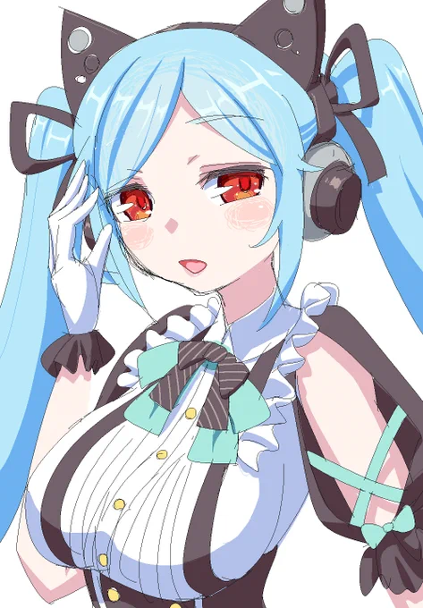 眼鏡可愛い!ってなったので描きました #イオリの森美術館 